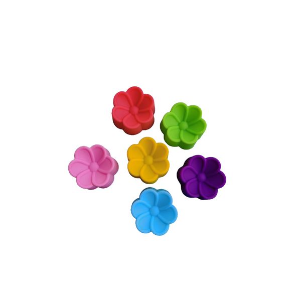 6pcs 5cm Flower Petal Silicone Mold Form To Bake Fondant Mold Formas Mould