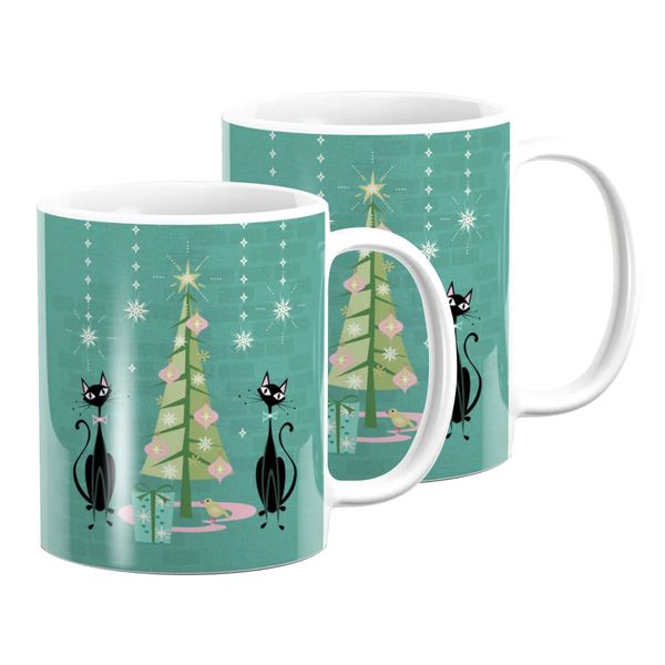 Mug Set - Christmas Cat image