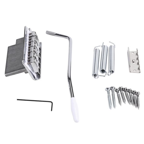 Tremolo Bridge System for Fender Stratocaster SQ ST Electric Guitar Chrome