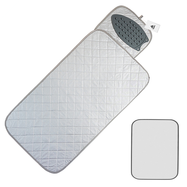 Topika Portable Heat Resistant Travel Ironing Pad with silicone iron rest
