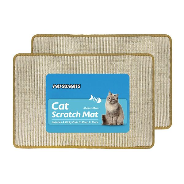 Cat Scratcher Mat 40 x 60 cm Natural Sisal Cat Scratch Mats