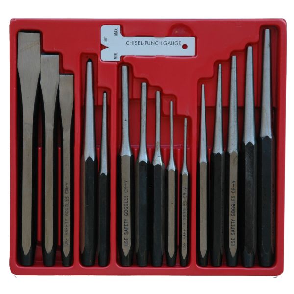 Punch And Chisel Set 16 Piece