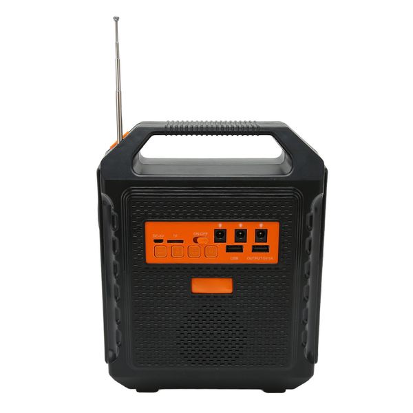 Solar Bluetooth Speaker Multifunction Enhanced Bass Stereo Sound FM Radio