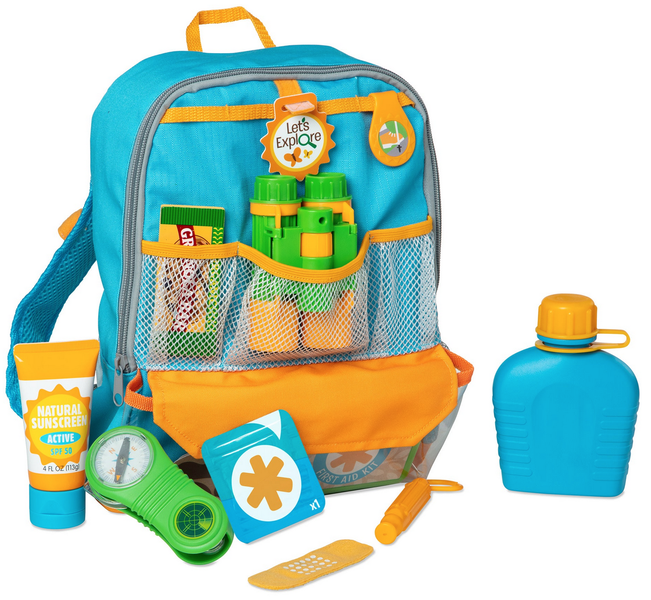 Melissa &amp; Doug Let's Explore Play Set - Hiking Backpack (23 Piece)