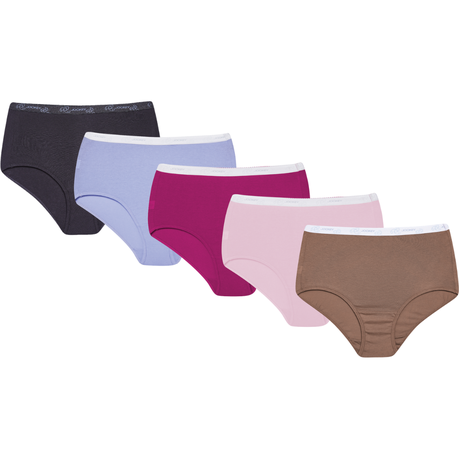 Jockey Ladies Underwear 5 Pack Full Brief 100% Cotton, Shop Today. Get it  Tomorrow!