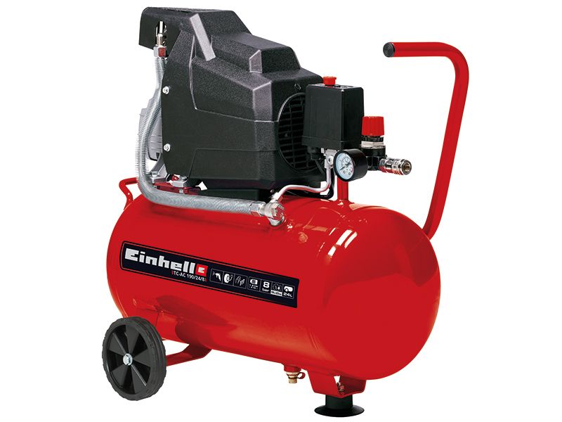 EINHELL Oil-Lubricated Compressor TC-AC 190/24/8