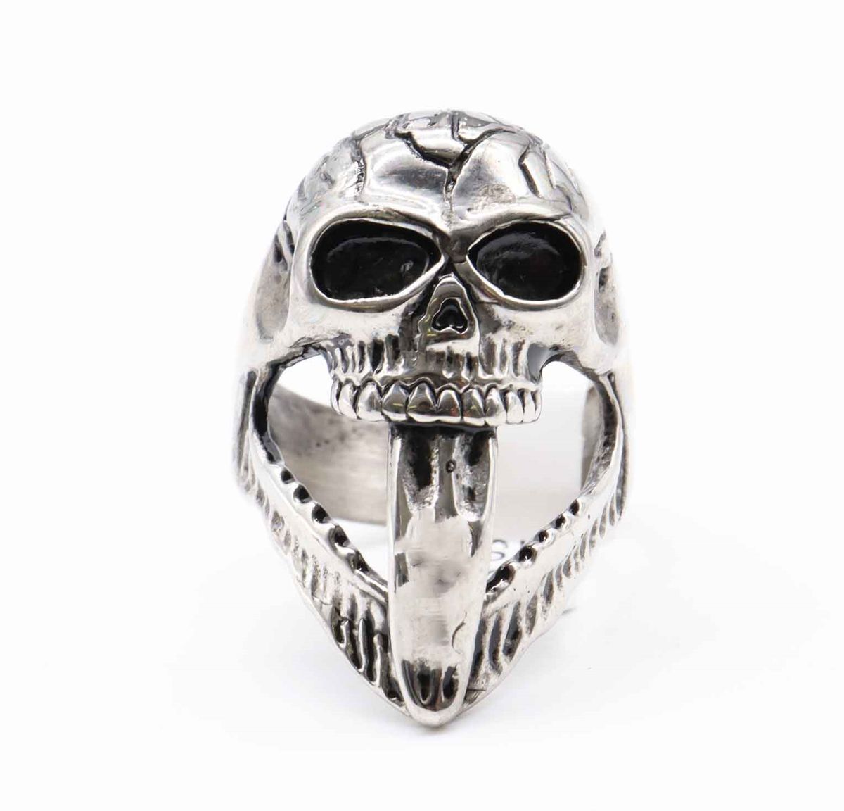 Stainless Steel Ring - Skull Head Design - (Style Q) | Buy Online in ...