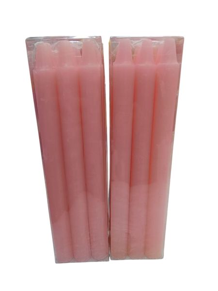 Pink Unscented Candles the qulity 24 pice