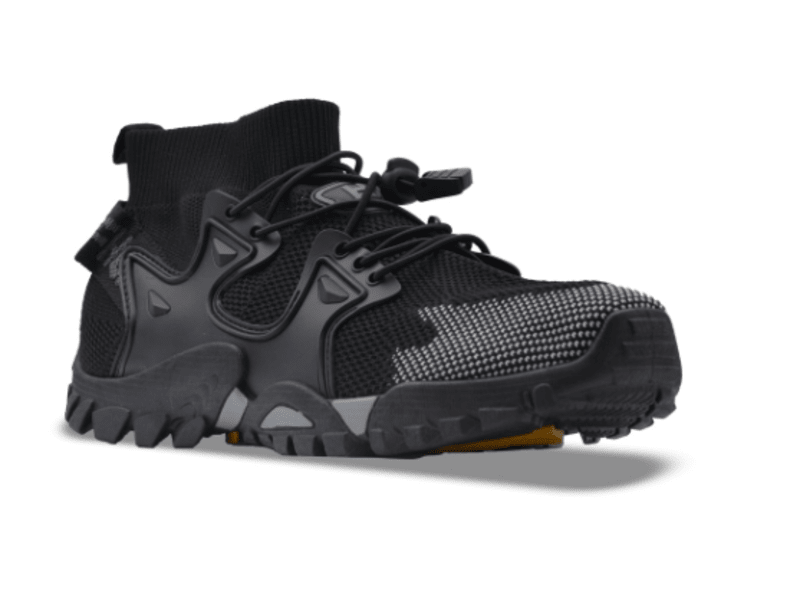 Mens High Top Hiking Shoes With Drawstring Closure