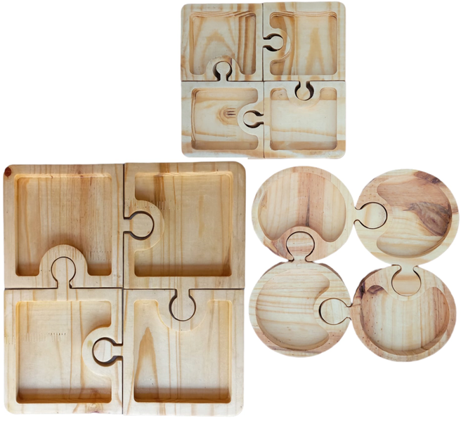 3 Set Snack Tray Combo