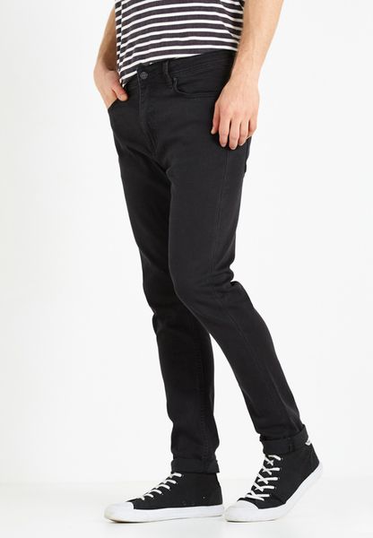 Men's Cotton On Tapered Leg Jean - Worn In Black