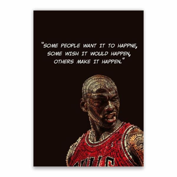 Michael Jordan Quote Poster - A1