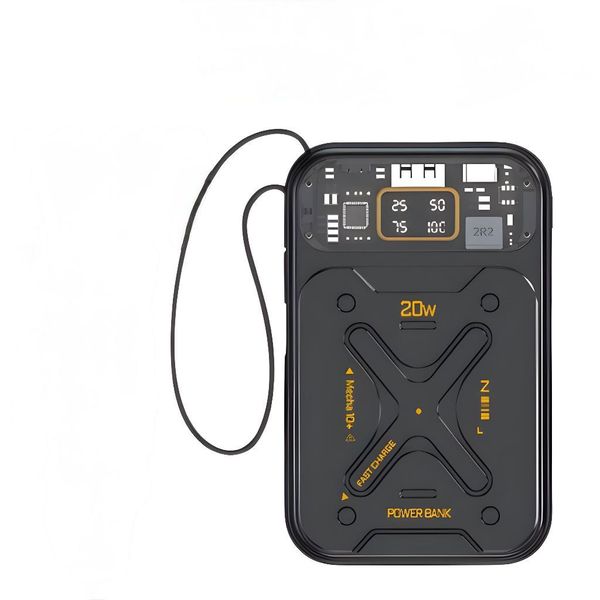 12000MAH Fast Charging Power Bank with Led Lights