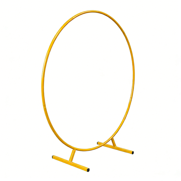 Round Balloon Arch Stand Gold Backdrop Frame for Wedding Birthday Party