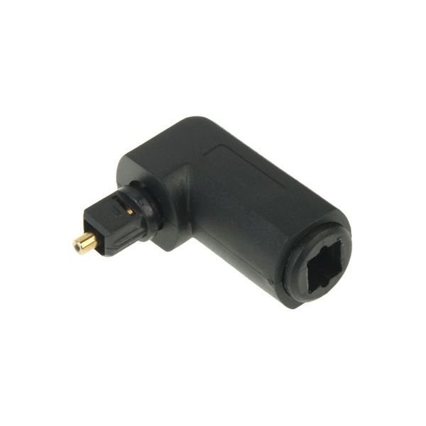 90 Degree Right Angle TOSLINK Digital Audio Adapter Optical