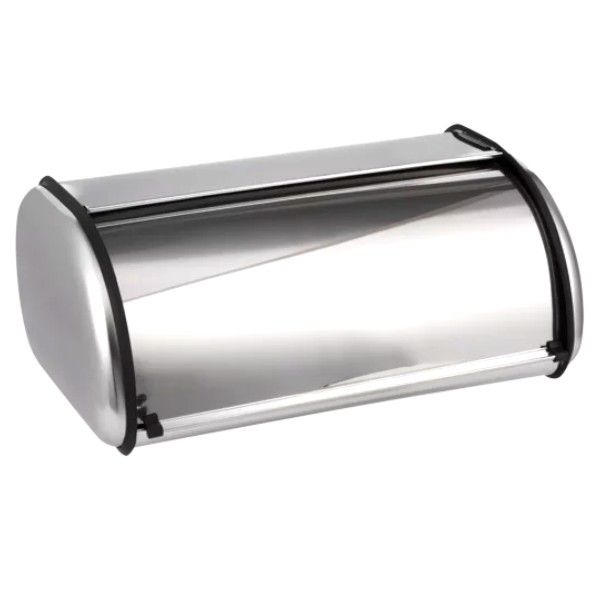 Prochef Stainless Steel Bread Bin - Silver Large Capacity Kitchen Storage