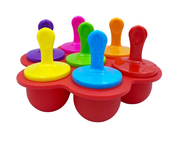 Silicone Baby and Toddler Popsicle Mold - Red
