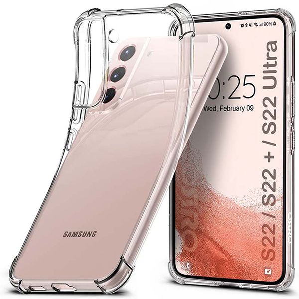 Clear Back Cover for Samsung Galaxy S22 / S22 Plus / S22 Ultra