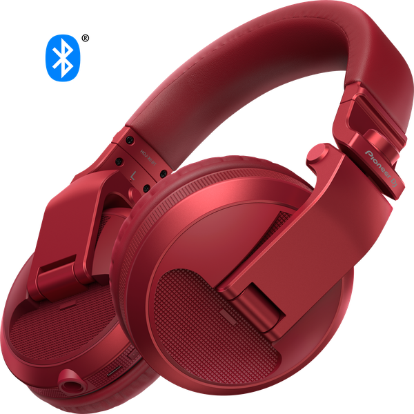 Pioneer DJ HDJ-X5BT RED Bluetooth DJ Headphones