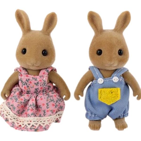 Friendly Family Brown Bunny Couple