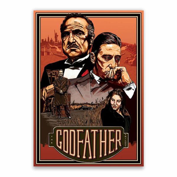 The Godfather Trilogy Poster - A1