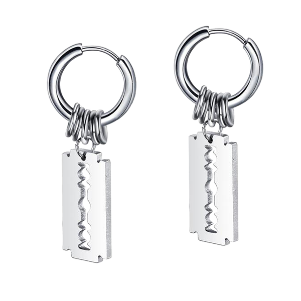 Minora Blade Hoop Earrings (ER-GE547-S)