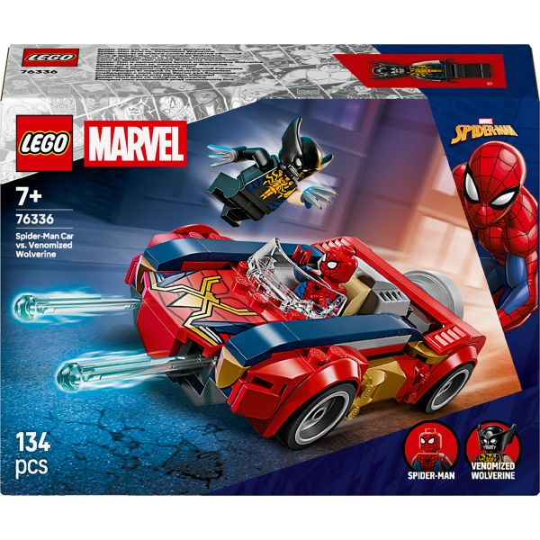 LEGO® Marvel Spider-Man Car vs. Venomized Wolverine 76336