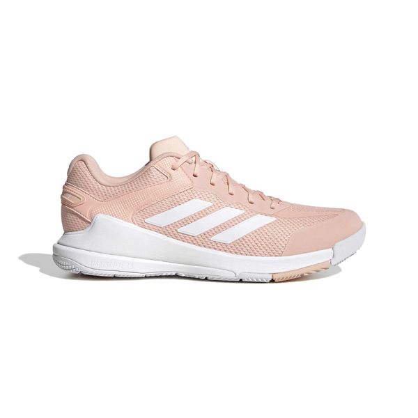adidas Women's Netcourt Pro Netball Shoes - Blush Pink/Forward White/Black