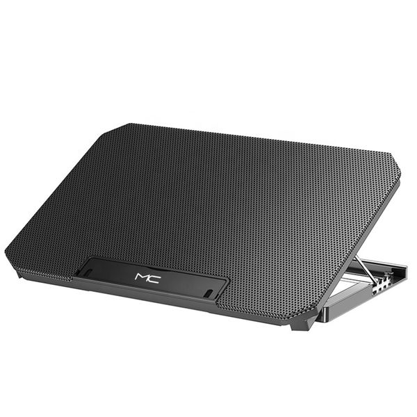 MC Q100 2-fan Laptop Cooling Stand Low Noise Design Dual USB Ports
