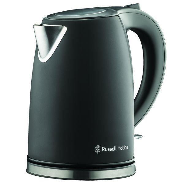 Russell Hobbs 1.7L Matt Black Stainless Steel Kettle
