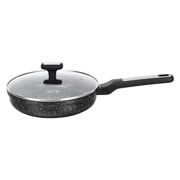 AOTE 28cm Non Stick Frying Pan with Lid, Granite Coating Frying Pan/Skillet