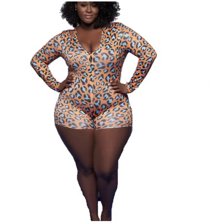 Plus size short discount onesie