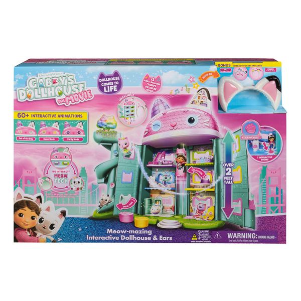 Gabby's Dollhouse Movie Deluxe Dollhouse and Ears