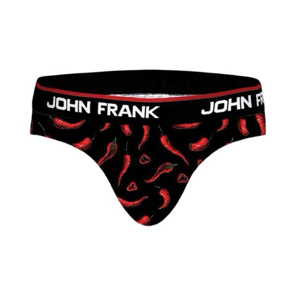 Men's Cotton Briefs ByJohn Frank - Chili Pepper Print