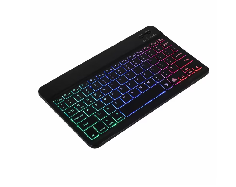 Wireless keyboard, Bluetooth connectivity, 10-inch backlit display