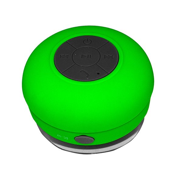 Mini Waterproof Bluetooth Speaker With Mic - Green