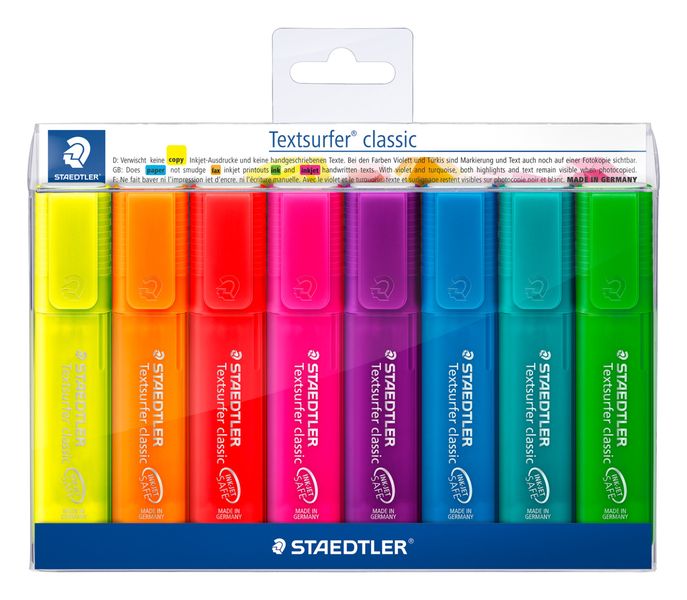 Staedtler Textsurfer Highlighters Wallet of 8
