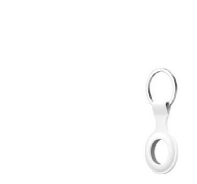 TUFF-LUV Apple Air Tag Key Ring Case - Aquamarine (White)