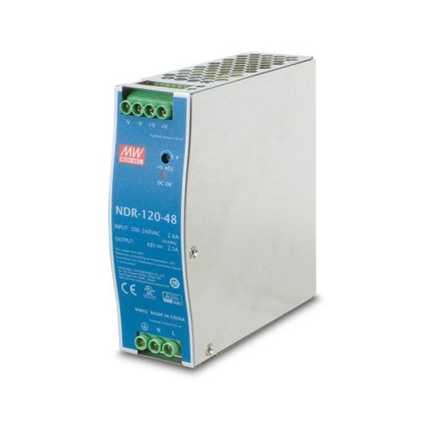 Vivotek 120W 48VDC Switching Power Supply NDR-120-48