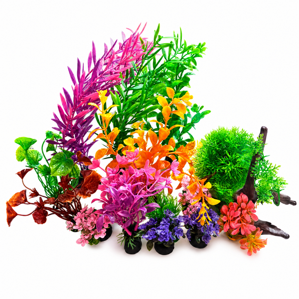 Artificial Aquarium Decoration: Underwater Plant 14 Pieces