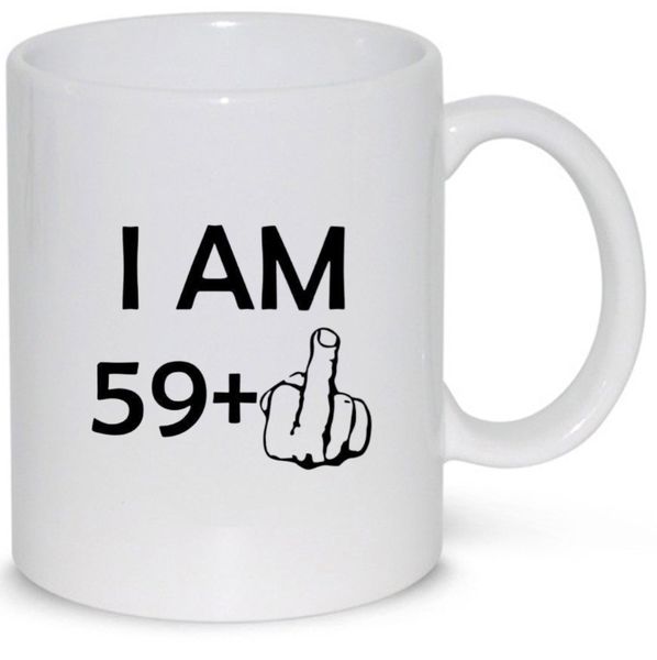 60 birthday 60 Middle Finger v5 gift Pack Mug
