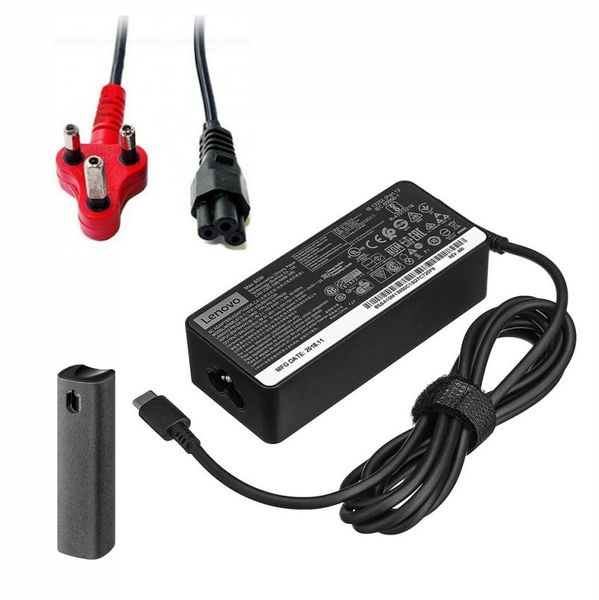 New Genuine Lenovo 65w USB Type C Charger 20V 3.25A - 01FR024 -
