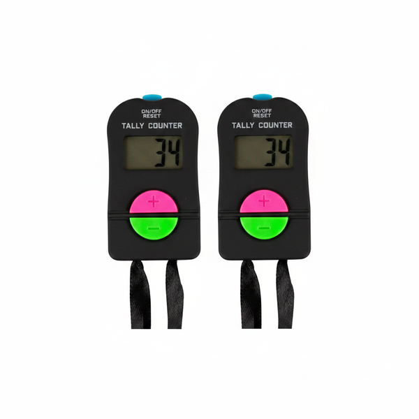 Kaufmann Digital Hand Tally Counter - Portable and Durable Device - 2 Pack