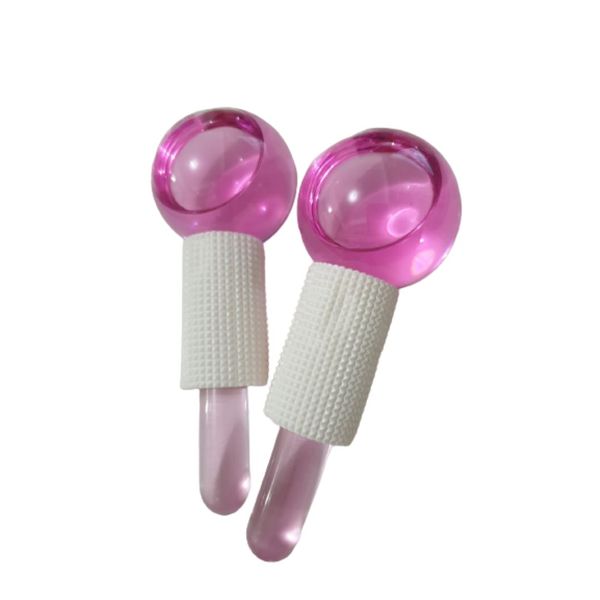 2 Pieces Pink Large Ice Hockey Facial Cooling Ice Rollers