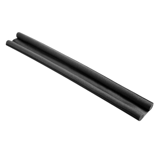 Under Door Draft Stopper - Black