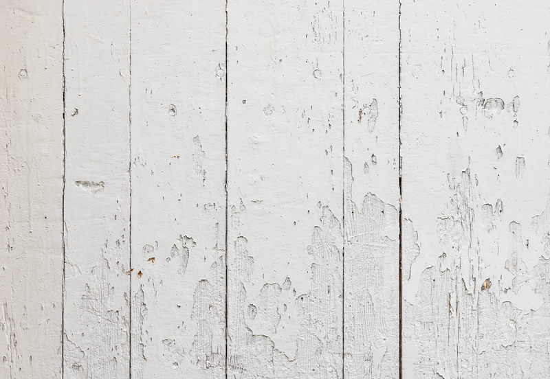 Flatlay Studio Shabby Chic White Wood Photography Background - 600mmx450mm