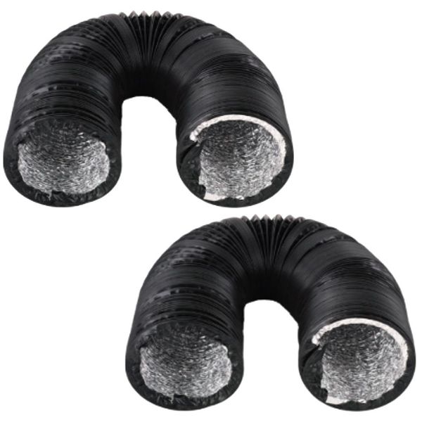 Tool Ducting Pipe Tube Aluminium Ventilation Air Conditioner(10cm)set of 2