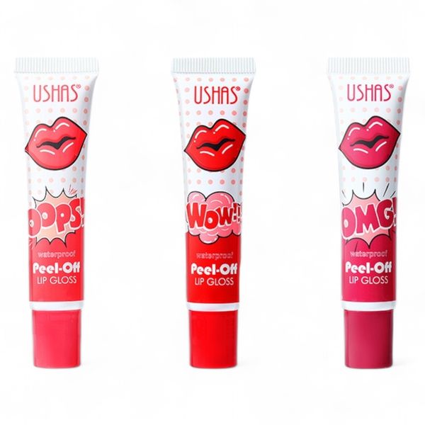Set of 3 - Ushas Waterproof Peel Off Lip Stain