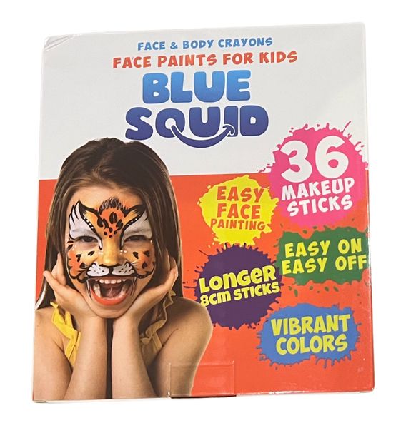 Blue Squid Face and Body Paints For Kids