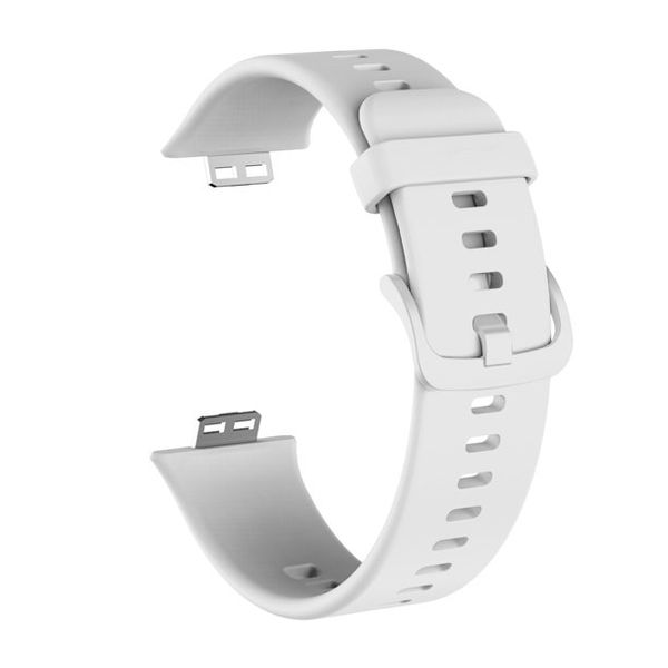 Silicone Strap Compatible with Huawei Fit Watch - White